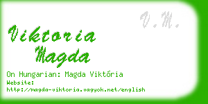 viktoria magda business card