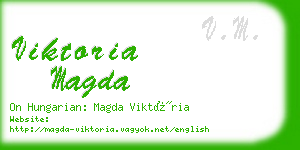 viktoria magda business card